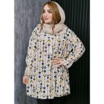 تونیک پوپلین طرح لوزی - مانتو پاتریس رشت