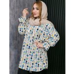 تونیک پوپلین طرح لوزی - مانتو پاتریس رشت