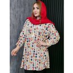 تونیک پوپلین طرح لوزی - مانتو پاتریس رشت