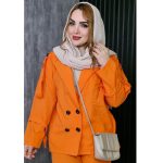 ست کت شلوار لینن کمربندی - مانتو پاتریس رشت