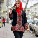 مانتو مخمل سنتی