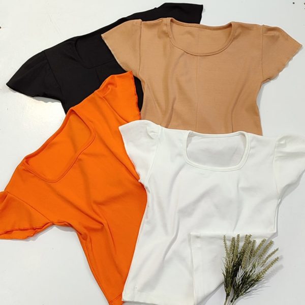 تیشرت کراپ فانریپ آستین چین - مانتو پاتریس رشت