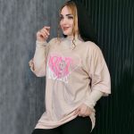 تیشرت لانگ قلب بندی - مانتو پاتریس رشت