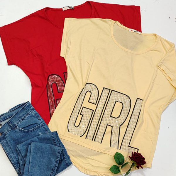 تیشرت نگینی گرل- مانتو پاتریس رشت