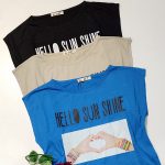 تیشرت چاپ قلب و دست - مانتو پاتریس رشت