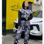 ست هودی شلوار چاپی - مانتو پاتریس رشت
