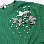 تیشرت فانریپ مرواریدی - مانتو پاتریس رشت