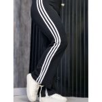 شلوار کبریتی تسلا مشکی 3 خط - مانتو پاتریس رشت