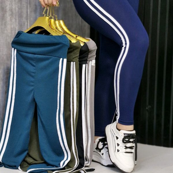 شلوار تسلا نواری رنگی - مانتو پاتریس رشت