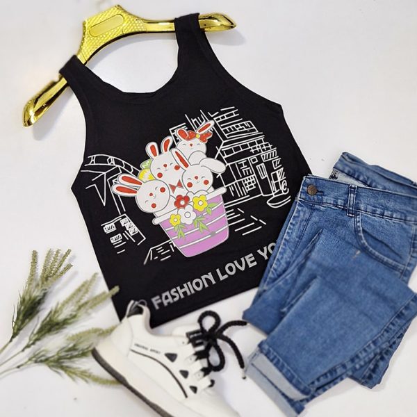 تاپ حلقه ای خرگوش مشکی - مانتو پاتریس رشت