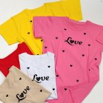 تیشرت نخ پنبه چاپ لاو - مانتو پاتریس رشت