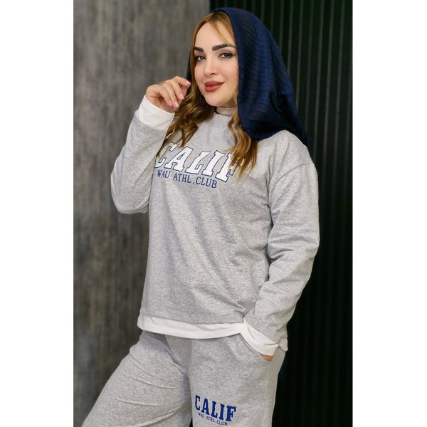 ست بلوز شلوار لانگ ملانژ - مانتو پاتریس رشت