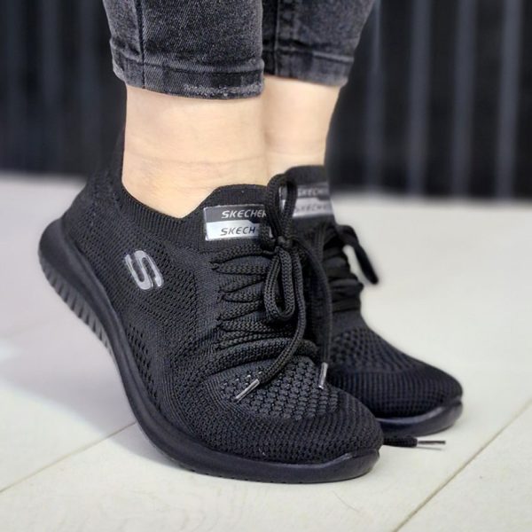 کتونی اسکیچرز مشکی - مانتو پاتریس رشت