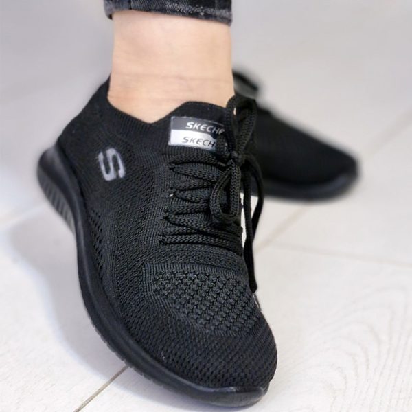 کتونی اسکیچرز مشکی - مانتو پاتریس رشت