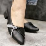 کفش بغل نگین مشکی 33300431 - Image 4