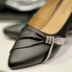 کفش بغل نگین مشکی - مانتو پاتریس رشت