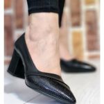 کفش پاشنه پهن بغل سنگی - مانتو پاتریس رشت