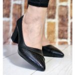 کفش پاشنه پهن بغل سنگی - مانتو پاتریس رشت