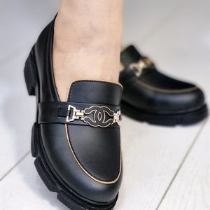 کالج دو رنگ سگک دار - مانتو پاتریس رشت