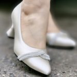 کفش پاشنه دار گره نگینی - مانتو پاتریس رشت