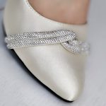 کفش پاشنه دار گره نگینی - مانتو پاتریس رشت