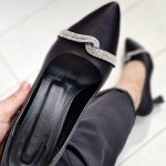 کفش پاشنه دار گره نگینی - مانتو پاتریس رشت