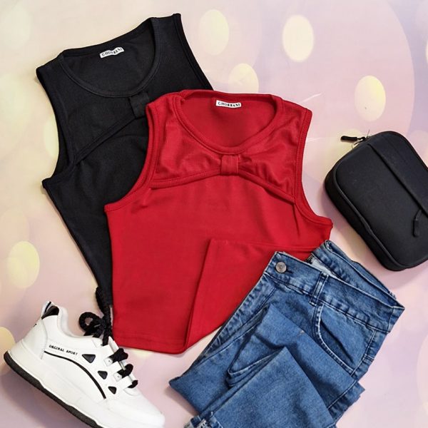 تاپ حلقه ای پاپیون فانریپ -مانتو پاتریس رشت