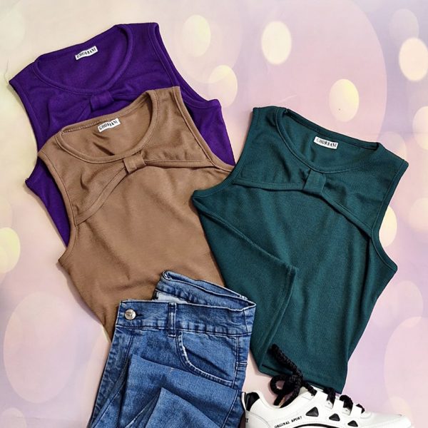 تاپ حلقه ای پاپیون فانریپ -مانتو پاتریس رشت