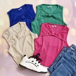 تاپ حلقه ای پاپیون فانریپ -مانتو پاتریس رشت