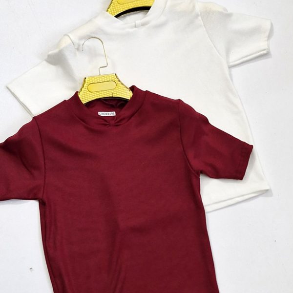 تیشرت فانریپ یقه پاپیون - مانتو پاتریس رشت