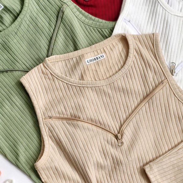 تاپ کراپ زیپ هلالی -