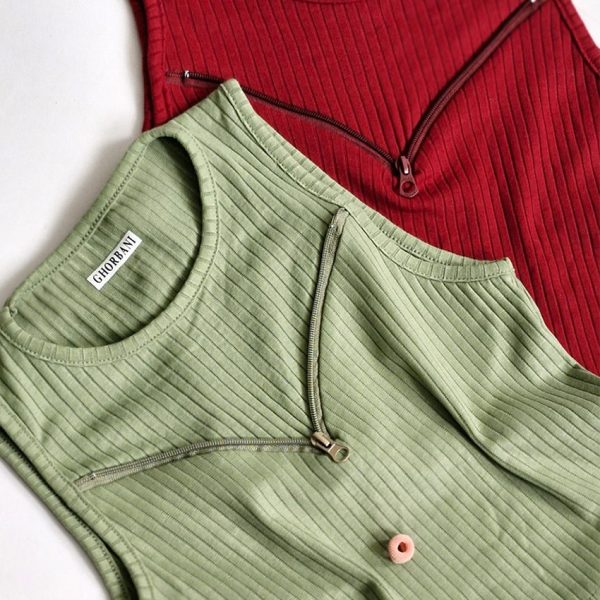 تاپ کراپ زیپ هلالی -