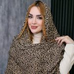 شال کریشه پلنگی - مانتو پاتریس رشت