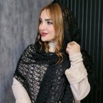 شال توری طرحدار -مانتو پاتریس رشت