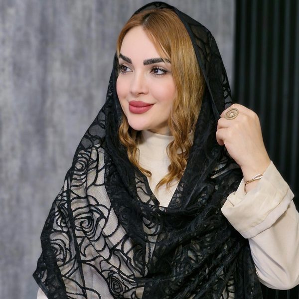 شال توری طرحدار - مانتو پاتریس رشت