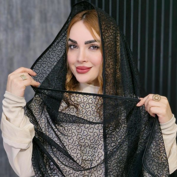 شال توری طرحدار - مانتو پاتریس رشت