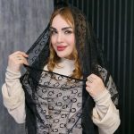 شال توری طرحدار - مانتو پاتریس رشت