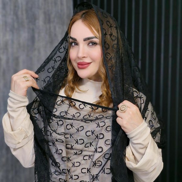 شال توری طرحدار - مانتو پاتریس رشت