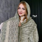 شال طرحدار سبز - مانتو پاتریس رشت