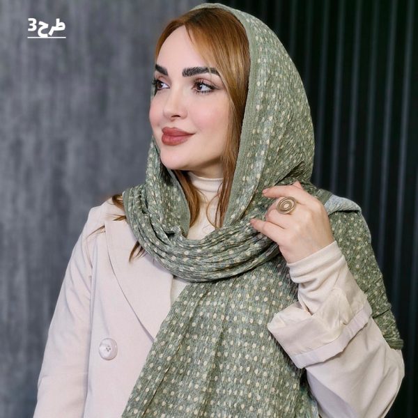 شال طرحدار سبز - مانتو پاتریس رشت