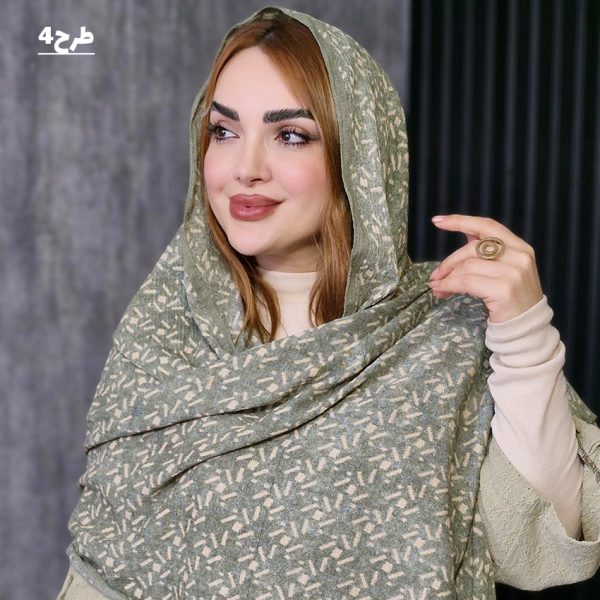 شال طرحدار سبز - مانتو پاتریس رشت