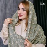 شال طرحدار سبز - مانتو پاتریس رشت