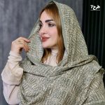 شال طرحدار سبز - مانتو پاتریس رشت