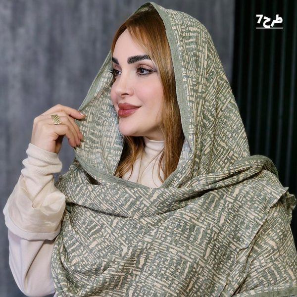 شال طرحدار سبز - مانتو پاتریس رشت
