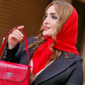 مینی اسکارف ساتن - مانتو پاتریس رشت