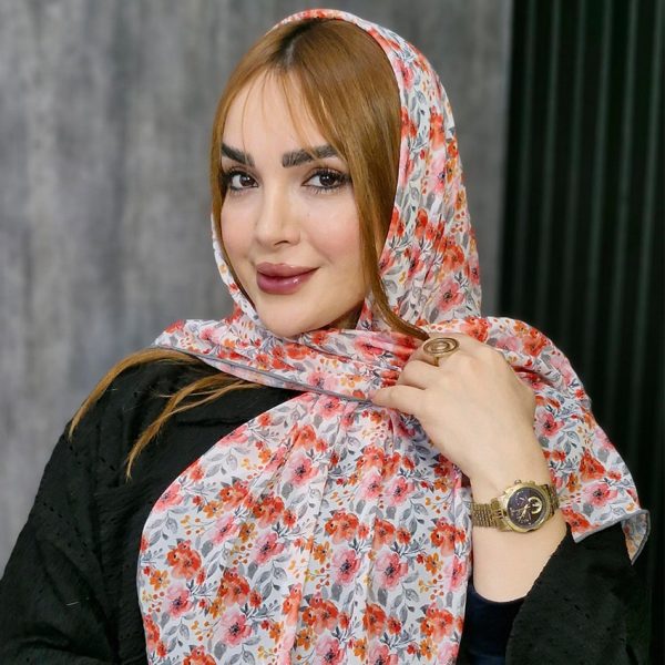 روسری بهاره گلدار - مانتو پاتریس رشت
