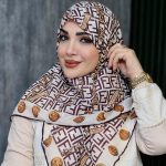 روسری حریر فندی- مانتو پاتریس رشت