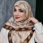 روسری حریر فندی- مانتو پاتریس رشت