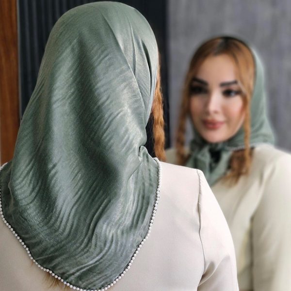 مینی اسکارف کوپرا لبه مرواریدی