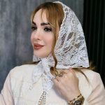 روسری سه گوش گیپور - مانتو پاتریس رشت